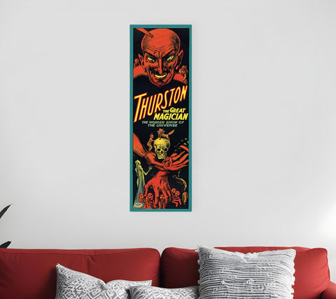 18" X 54" Thurston The Great Wonder Show Vintage Magic Poster Wall Art