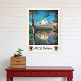 18" X 24" Mt. St. Helens C1920S Vintage Travel Poster Wall Art