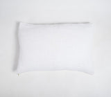 16" X 24" Snow Cotton Throw Pillow Cover