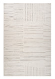 7' X 10' Gray and Beige Geometric Distressed Area Rug