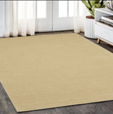 5' X 8' Beige Wool Hand Tufted Area Rug