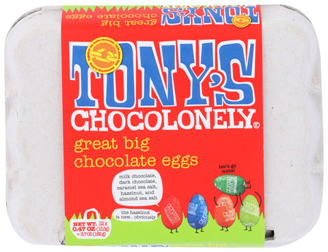 TNYS GRT BIG CHOCO EGGS ( 24 X 5.7 OZ   )