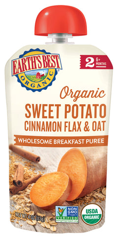 Earth's Best Sweet Potato Cinnamon (12x4 OZ)