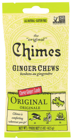 CHIMES GINGER CHEWS ORIG ( 12 X 1.5 OZ   )