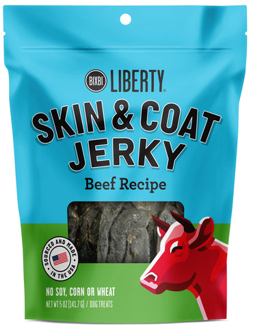 BIXBI SKN&COAT BEEF JRKY ( 6 X 5 OZ   )