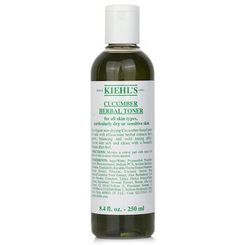 Cucumber Herbal Alcohol-Free Toner - For Dry or Sensitive Skin Types  250ml/8.4oz
