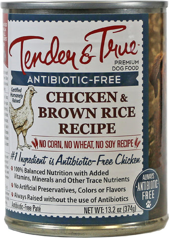 T&T CHKN BRN RCE CAN DOG ( 12 X 13.2 OZ   )