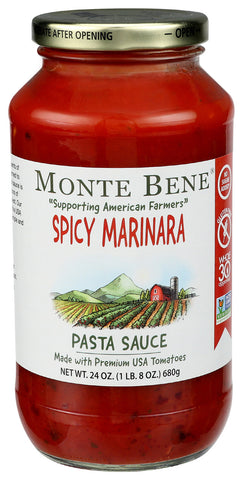 MONTE PSCE SPCY MARINARA ( 6 X 24 OZ   )