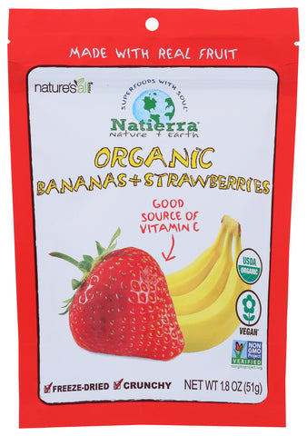 Nature's All Foods Frz Dr Bn/Str Ft (12x1.8OZ )