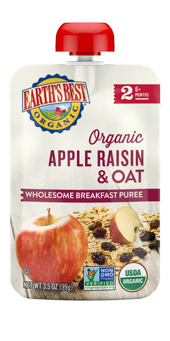 EB APL RSN OAT POUCH ( 12 X 3.5 OZ   )