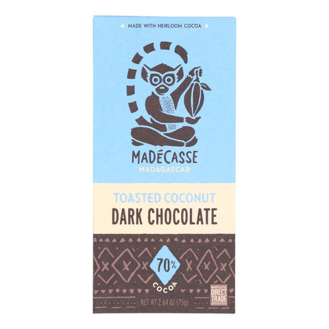 Madecasse Tst Coconut 63% DkChocolate (10x2.64OZ )