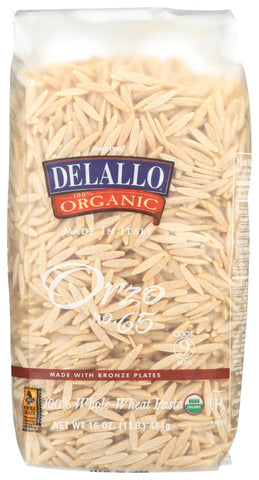 De Lallo Orzo Whole Wheat Pasta (16x17 Oz)