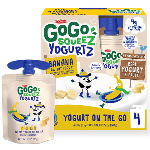 GOGO YOGURTZ BANANA ( 12 X 3 OZ   )