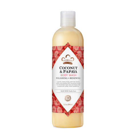 Nubian Heritage Coconut Papaya Bdyws (1x13OZ )