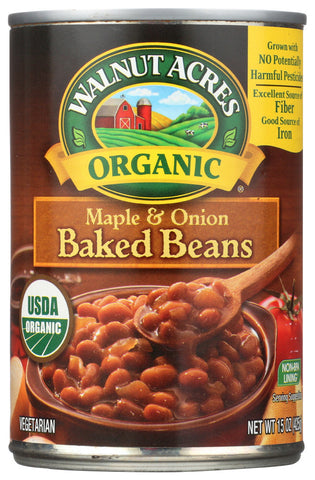 Walnut Acres Maple Onion Baked Beans (12x15 Oz)