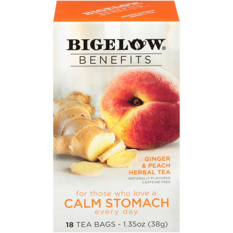 BIGELOW GNGR PCH STOMACH ( 6 X 18 BAG  )