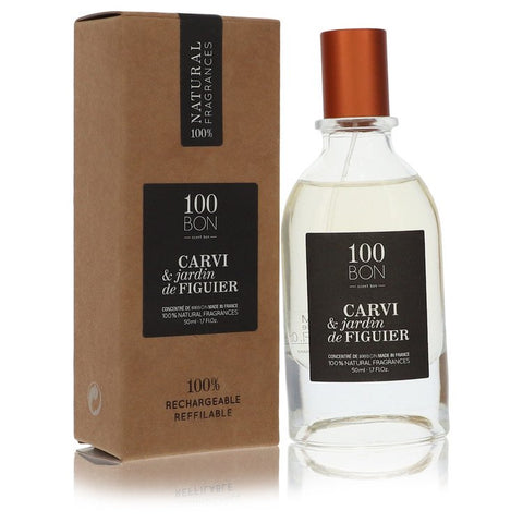 100 Bon Carvi & Jardin De Figuier by 100 Bon - Concentree De Parfum Spray (Unisex Refillable) 1.7 oz