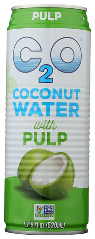 C2O Pure Coconut Water W/Pulp (12x17.5OZ )