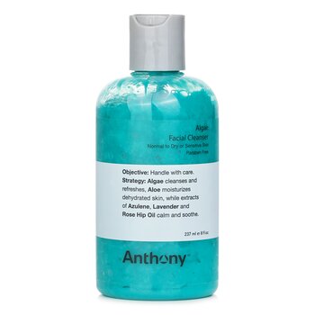 Logistics For Men Algae Facial Cleanser (Normal To Dry Skin) - 237ml/8oz