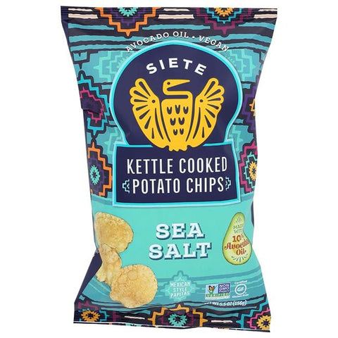 SIETE KTL/CHIP SEA SALT ( 6 X 5.5 OZ   )