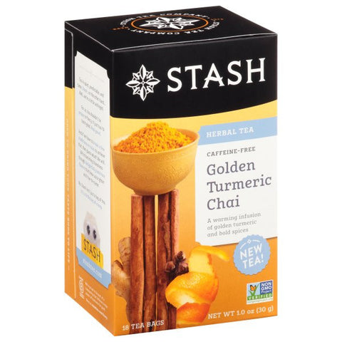 STASH GLDN TRMRC CHAI TE ( 6 X 18 BG   )
