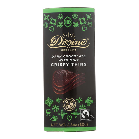 DIVINE CRSP THNS DK CHOC ( 12 X 2.8 OZ   )