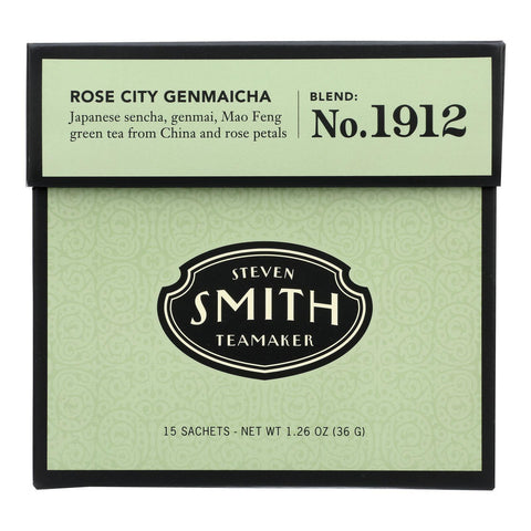 SMITH GRN ROSE CITY TEA ( 6 X 15 BAG  )