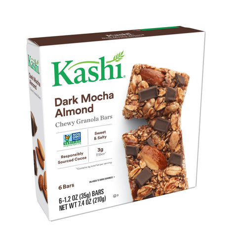 KASHI DK MOC/ALM GRN BAR ( 8 X 6 PK   )