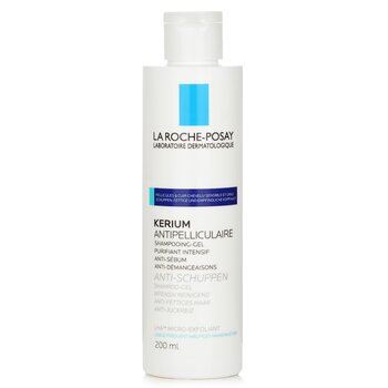 Kerium Anti-Dandruff Micro-Exfoliating LHA Gel Shampoo (For Oily Scalp) - 200ml/6.7oz