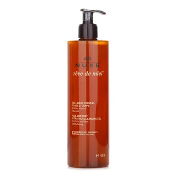 Reve De Miel Face & Body Ultra-Rich Cleansing Gel (Dry & Sensitive Skin) - 400ml/13.5oz