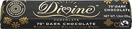DIVINE DRK CHOCOLATE 70% ( 18 X 1.2 OZ   )
