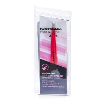 Mini Slant Tweezer - Pink (Studio Collection) - -