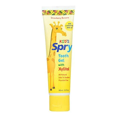 Spry Infant Tooth Gel Strawberry Banana  Flavor  (1x2 OZ)