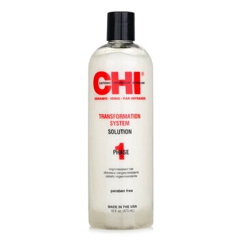 Transformation System Phase 1 - Solution Formula A (For Resistant/Virgin Hair) - 473ml/16oz