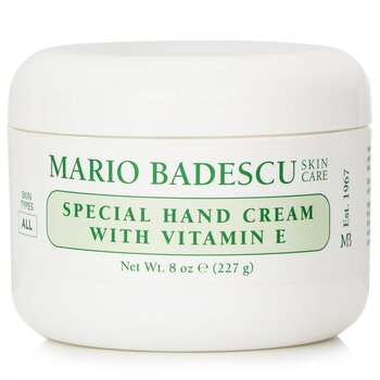 Special Hand Cream with Vitamin E - For All Skin Types - 236ml/8oz