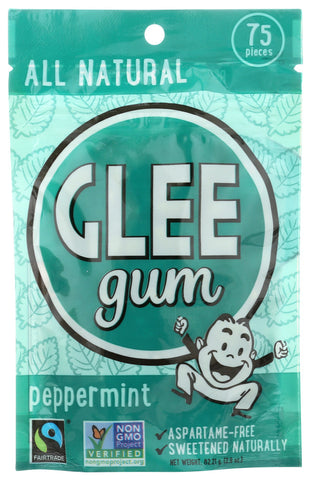 GLEE GUM PEPPERMINT PCH ( 6 X 55 CT   )