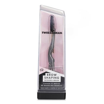 Stainless Steel Brow Shaping Scissors & Brush (Studio Collection) - 2pcs