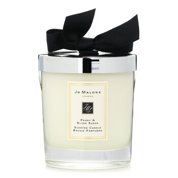 Peony & Blush Suede Scented Candle - 200g (2.5 inch)
