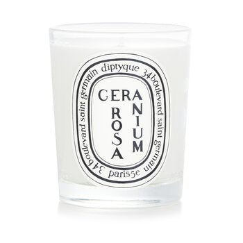 Scented Candle - Geranium Rosa (Rose Geranium) - 190g/6.5oz