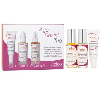 Age Resist Trio: Face Oil 30ml/1.01oz + Firming Elixir 30ml/1.01oz + Eye Elixir 25ml/0.85oz - 3pcs