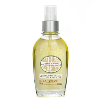 Almond Supple Skin Oil - Smoothing & Beautifying (Random Packaging) - 100ml/3.4oz