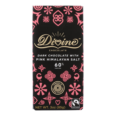 DIVINE DK CHOC HMLYN SLT ( 12 X 3 OZ   )