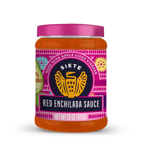 SIETE RED ENCHILDA SAUCE ( 6 X 15 OZ   )