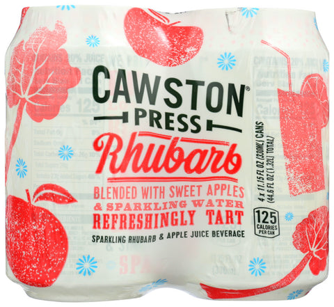 CAWPRS SPK APPLE RHUBARB ( 6 X 4 PK   )