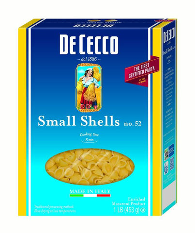 DECECCO SMALL SHELLS ( 20 X 16 OZ   )