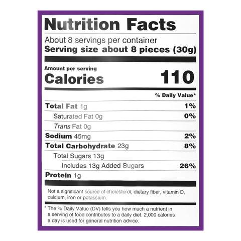 DLEA TWIST BITES GRAPE ( 8 X 8 OZ   )