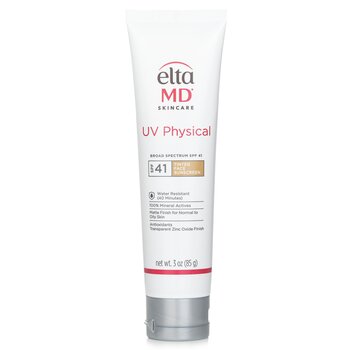 UV Physical Water-Resistant Facial Sunscreen SPF 41 (Tinted) - For Normal to Oily Skin - 85g/3oz
