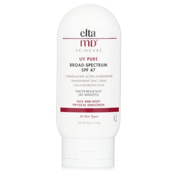 UV Pure Water-Resistant Face & Body Physical Sunscreen SPF 47 - 114g/4oz