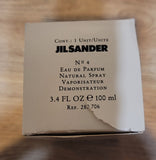 Jil Sander No.4 Eau de Parfum Spray 3.4 oz New Tester No Cap #4 100ml/3.4 oz