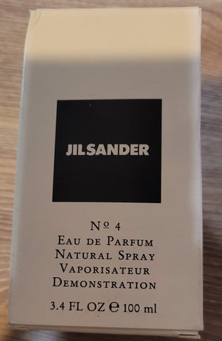 Jil Sander No.4 Eau de Parfum Spray 3.4 oz New Tester No Cap #4 100ml/3.4 oz